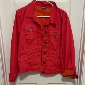 Roz & Ali Coral Jean Jacket